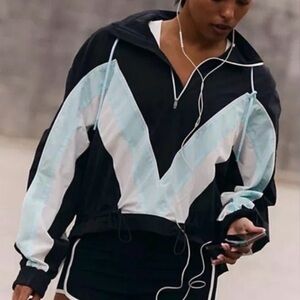 Free People retro runner quarter zip pullover NWOT